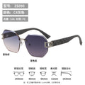 2026 New Women Sunglasses Premium Fashionable Glasses Overseas Rimless Photochromic Trendy sunglasses