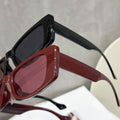 2 Pair Wear Square Women Sunglasses New Import Simple Retro Premium Sunglasses UV-Proof Sunglasses