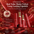 KORMESIC跨境柔雾哑光口红lipstick丝绒显白滋润彩妆外贸厂家批发