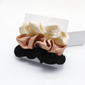 Fashionable Korean Silk Large Cord Hair Tie French 100 % Mulberry Silk Hair Tie Hair Accessory Ponytail Head Flower Wholesale Hair Care