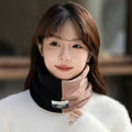 围脖秋冬双层奥利绒加厚保暖脖套户外时尚男女款柔软围巾拼色套头