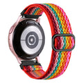 For 20 / 22mm Samsung Nylon Day Lettering Clasp Adjustable Smart Watch Band Huawei GT Single Row Band