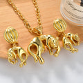 Overseas Pro Supply Dubai Statement 18k Gold Plated Copper Beautiful Continent Leopard Earrings Pendant Set Fashionable Versatile