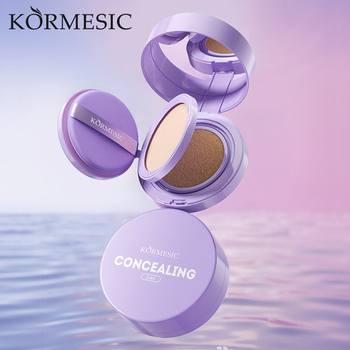 KORMESIC保湿双效气垫粉饼组合air cushion遮瑕轻薄跨境外贸批发