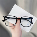Prescription Glasses Finish Item Fashionable Retro Glasses Frame Unisex Overseas Bare Face Anti-Blue Plano Versatile Prescription Sunglasses