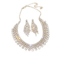 Castle Moonlight Lace Micro Diamond Jewelry Set Heavy-Duty Full Diamond Retro Choker Wedding Socialite Banquet Mature Necklace