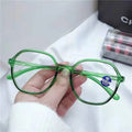 Anti-Blue-Light Myopia Glasses Women Western Fashionable Small-Frame Polygon Glasses Frame Student Trendy Style Wholesale Prescription Sunglasses