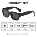 Western Small-Frame Sunshade Glasses New Square Trendy Outfit Full-Frame Men Sunglasses Sir Fashionable Versatile Women Sunglasses