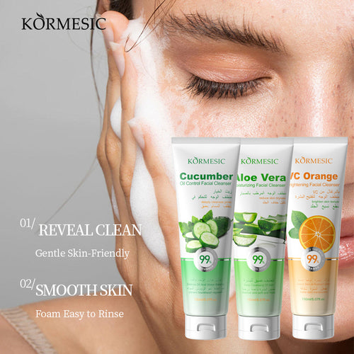 KORMESIC净澈洁净控油滋润原装洗面奶Cleanser跨境外贸厂家批发