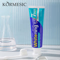 KORMESIC全英文闪亮牙膏toothpaste清洁家庭装跨境外贸厂家现货
