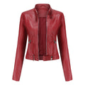 Women's Fall Stand Collar Lightweight Cropped Jacket 2026 | Trendy Jacket - Black
