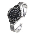 2024 New CANSNOW Bangle Watch Retro Gold Color Silver Watch Quartz Bracelet Western Southeast Asia Womens Watch