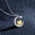 3 Beauty Kitty Star Month Clavicle Chain Cute Pendant Gift for Her Birthday Gift Necklace