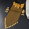 Dubai Statement Jewelry Necklace Earrings Set Africa Middle East Women Wedding Height Precious Bride Bead Gem Accessory