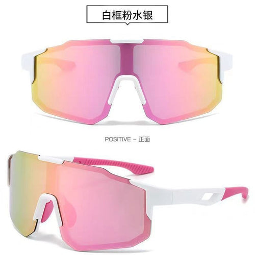 Iridescent Photochromic Sport Sunglasses - Big Frame