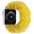 For appleiwatch Watch Band s87 Overseas Spring/Fall Winter Stretch Hair Tie Soft Cloud Fleece Fuzzy Band