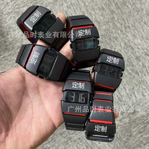 Y2K Year Vintage y2k Unique-Shaped Armor Trendy Cool Digital Display Premium Waterproof Watch Nike Factory Direct