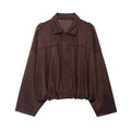 Women's Fall-Winter Retro Lapel Collar Jacket 2026 | Trendy Jacket - Coffee