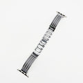 Fits Apple Smart Watch Band 4th Stripe Steel Silk Pattern Stripe Metal Band Stainless Curved Band