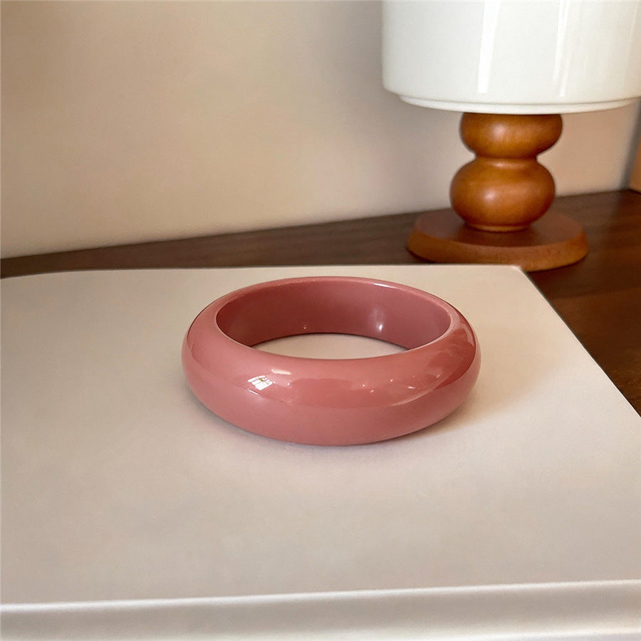 Colorful Resin Bangle Bracelet - view 7