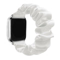 For apple iwatch Watch Band Overseas Layered Combo Crease Color Ding Shiny Thread Satin Stretch Large Scrunchie Apple Band