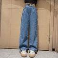 Girls' Fleece-Lined Wide-Leg Jeans - Fall/Winter Cozy
