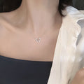 S925纯银高级蝴蝶项链礼物ins女小众冷淡风轻奢个性时尚网红吊坠