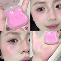 Cappuvini小兔子水光多用膏 学生韩系膨胀高光腮红少女可爱多用膏