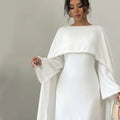 Aiyirui Beaded Shawl + Long Sleeve Dress LR1167