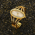 Ogyawatch Horse Eye Shape Oval Round Dial Round Line Women Bangle Watch Wholesale Cross-Border Quartz