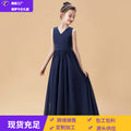 儿童晚礼服2026新款女童雪纺公主裙中大童长款婚礼花童连衣裙批发