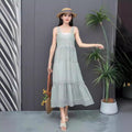 Women's Summer Ethnic Unique Fringe Camisole + Skirt 2-Piece Set 2026 - Peacock Blue