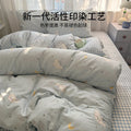 2026新款全棉小清新印花床上四件套纯棉床单被套罩三件套床上用品
