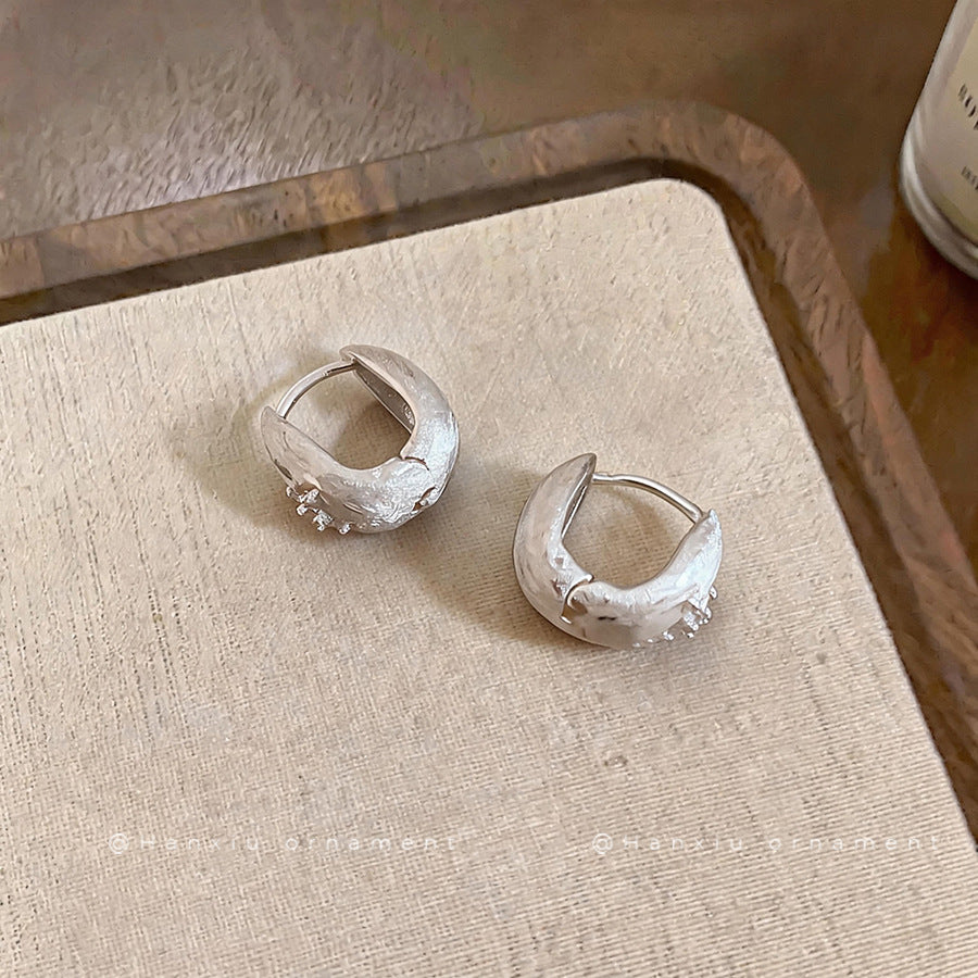 Minimalist Zircon Starburst Clip-On Earrings - view 4