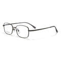Beesfen New S6503 Cinnabar Sun Myopia Count Glasses Formal Small-Frame Glasses Ultra-Light Half Titanium Glasses Frame Wholesale