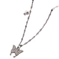 Crystal Butterfly Necklace Niche Design Detail Light Luxury Size Butterfly Clavicle Chain Mini Set Diamond Clavicle Chain N6318