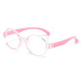 Fashionable Kids Anti-Blue Coated Glasses Silicone Frame Baby Goggles Unisex Plano Bulk Discount