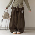 Girls' Double-Zip Hoodie & Wide-Leg Pants Set