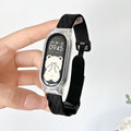 Fits Xiaomi Band 10 / 9nfc Band New 8 / 7 Silicone Diamond Grid 6 / 5 / 4 / 3 Premium Magnetic Buckle Wrist Strap