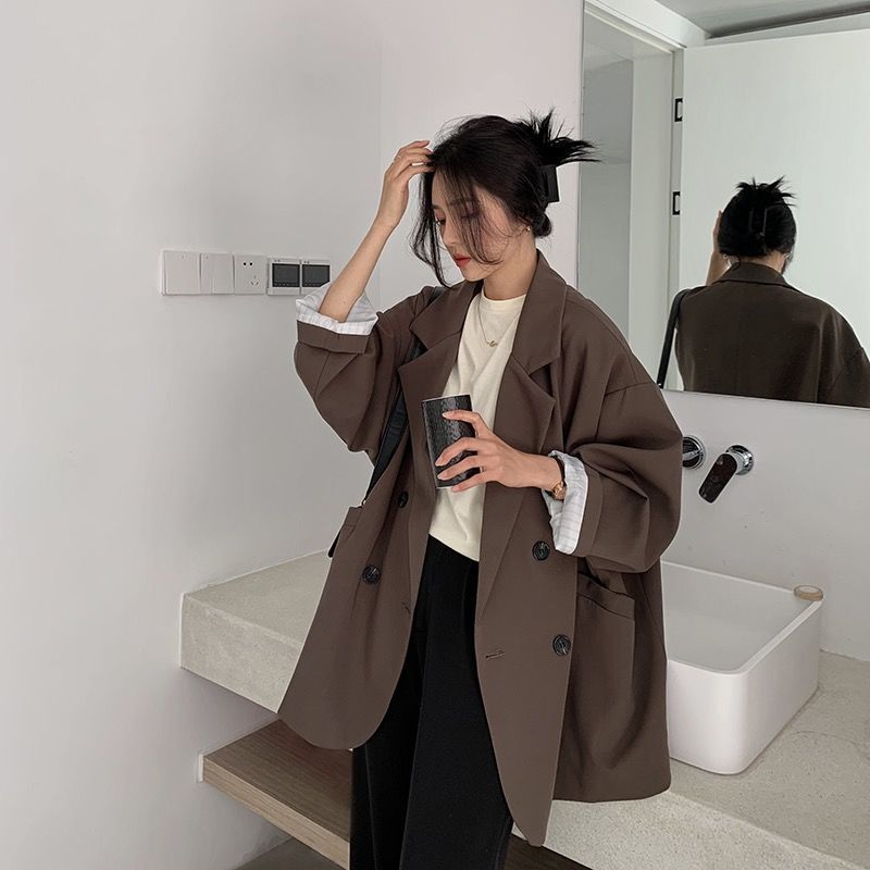 Fall Korean Casual Loose Blazer