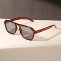 Personality Oversized Men Western Trendy Square Frame Sunglasses Sun-Proof Women Sunglasses UV-Proof