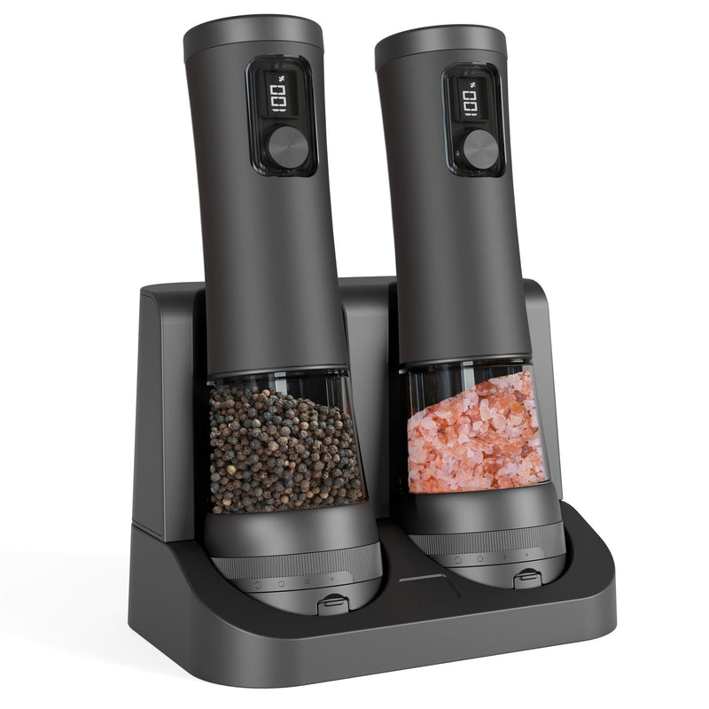 Electric Pepper Grinder - Adjustable Coarseness Seasoning Jar