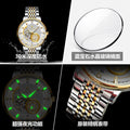 POEDAGAR Self-Winding Men Mechanical Watch Waterproof Glow Ultra Thin Mens Watch Live Export Bestseller Watch
