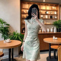 New Chinese Modified Cheongsam Dress, Petite Style 2026