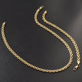 5mm Emperor King Chain Byzantine Square Piece Press Flower Necklace Bracelet Set Men Keel Chain Return Shape Chain Unisex Fine Chain