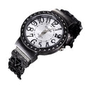 Factory Direct Export Overseas Watch Personality Round Dial Bangle Watch Retro Nostalgic Quartz Bracelet Womens Watch
