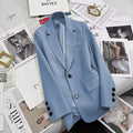 Women's Fall Casual Elegant Blazer + Top 2026 | Casual Blouse - Ginger Yellow