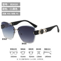 2026 New Overseas Women Sunglasses Rimless Photochromic Men Fashionable Glasses sunglasses Trendy Light Luxury