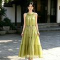 Women's Summer French Bohemian Dress + Camisole + Long Skirt 2-Piece Set 2026 - White