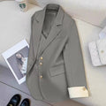 Women's Fall Office Korean Blazer 2026 - Bright Red
